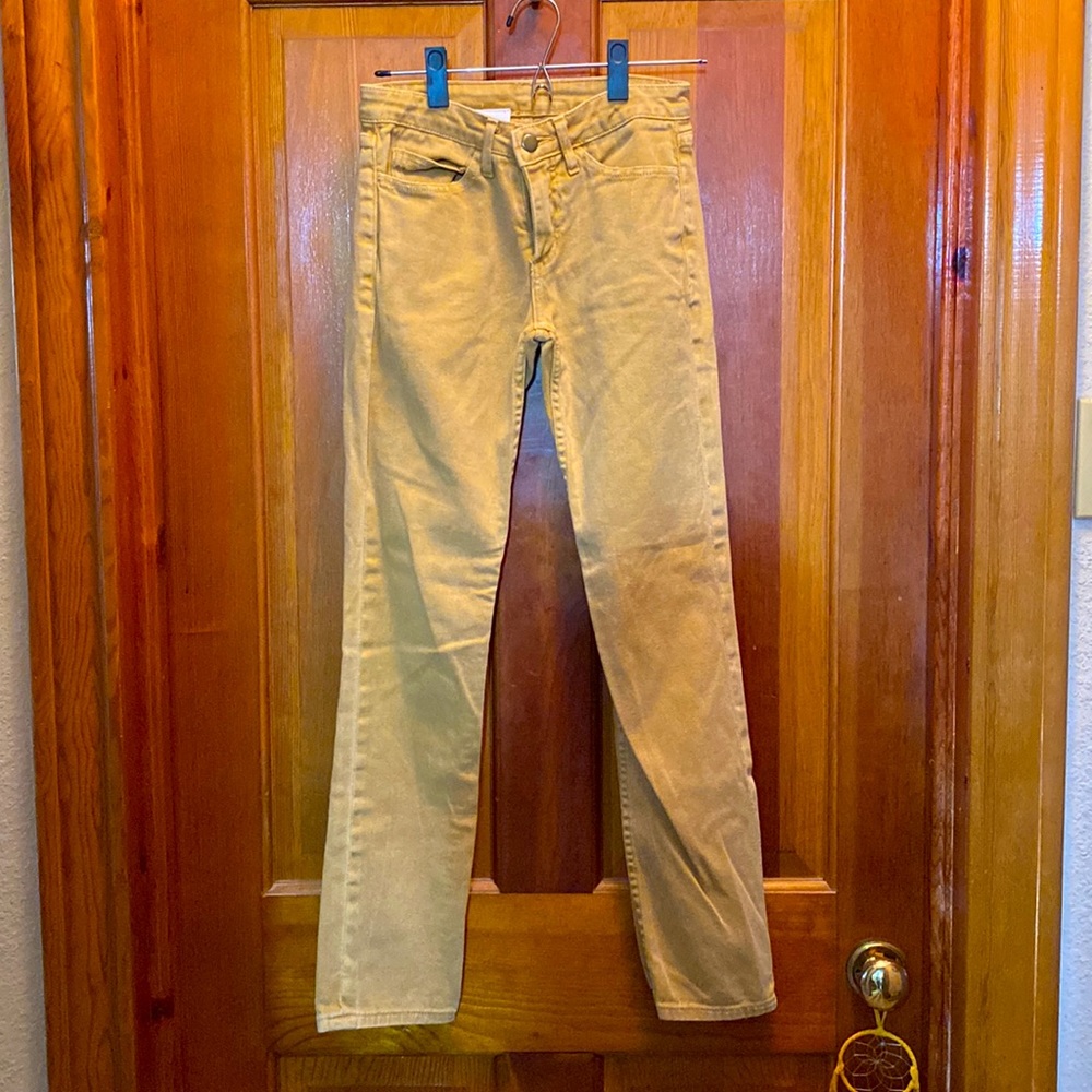 Original American Apparel Slim Slack Mustard sz 25